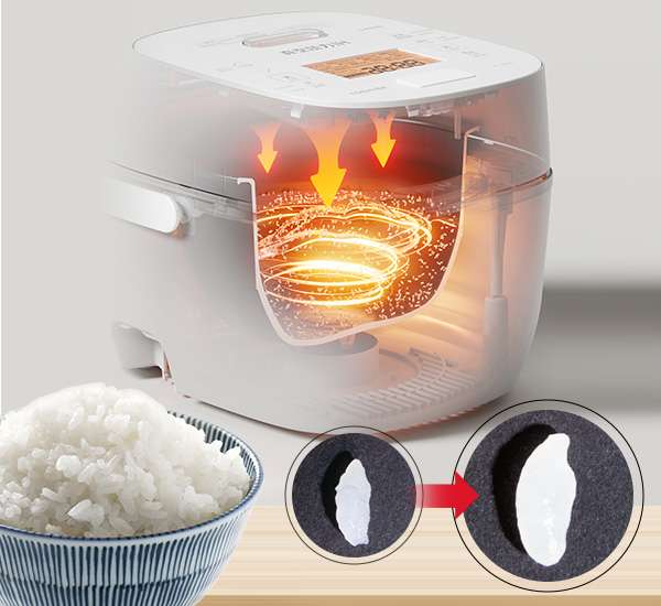 RC DX10T IH Vacuum Pressure Rice Cooker